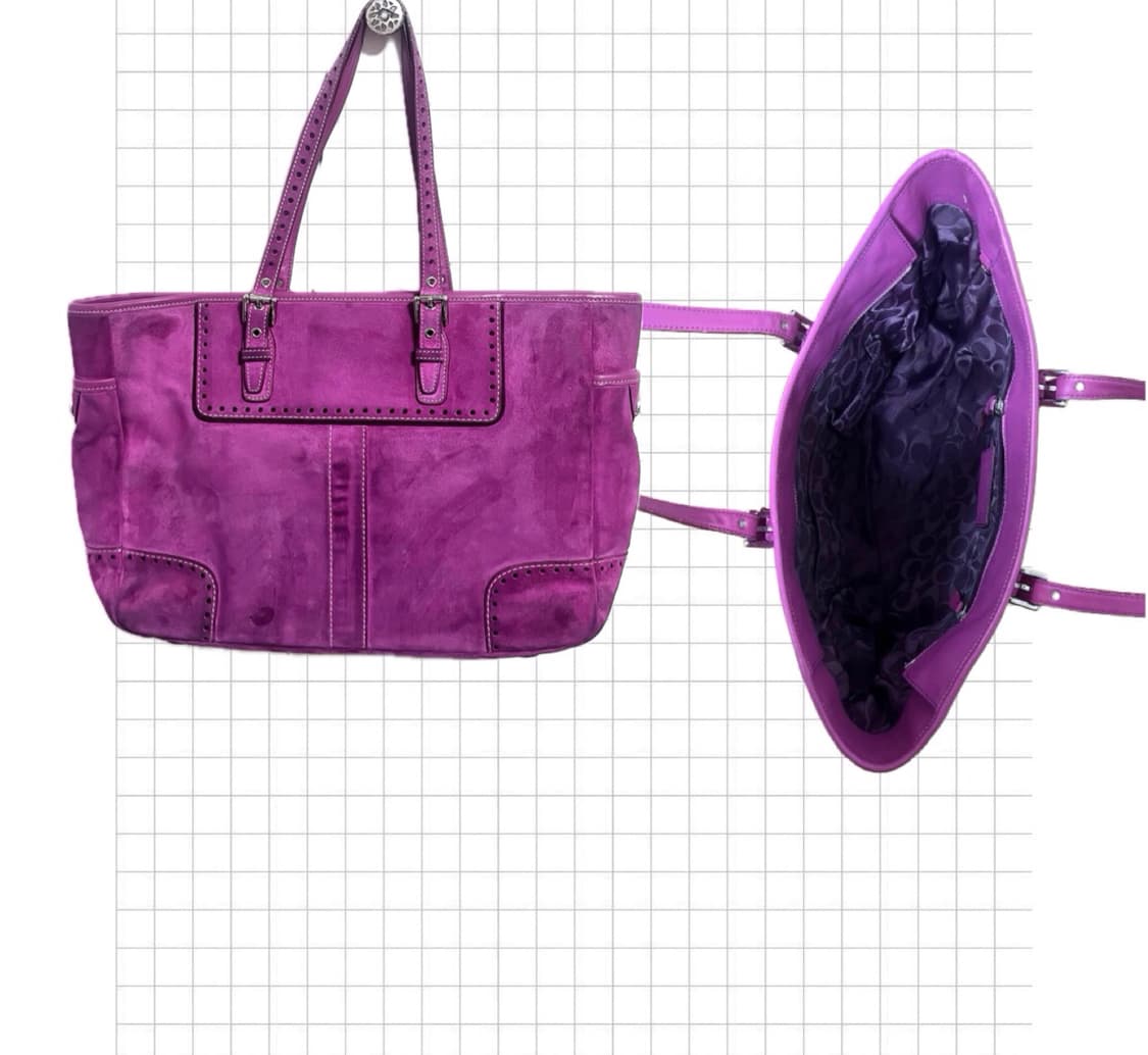 Coach Y2K Magenta Pink Tote Bag 상품이미지2