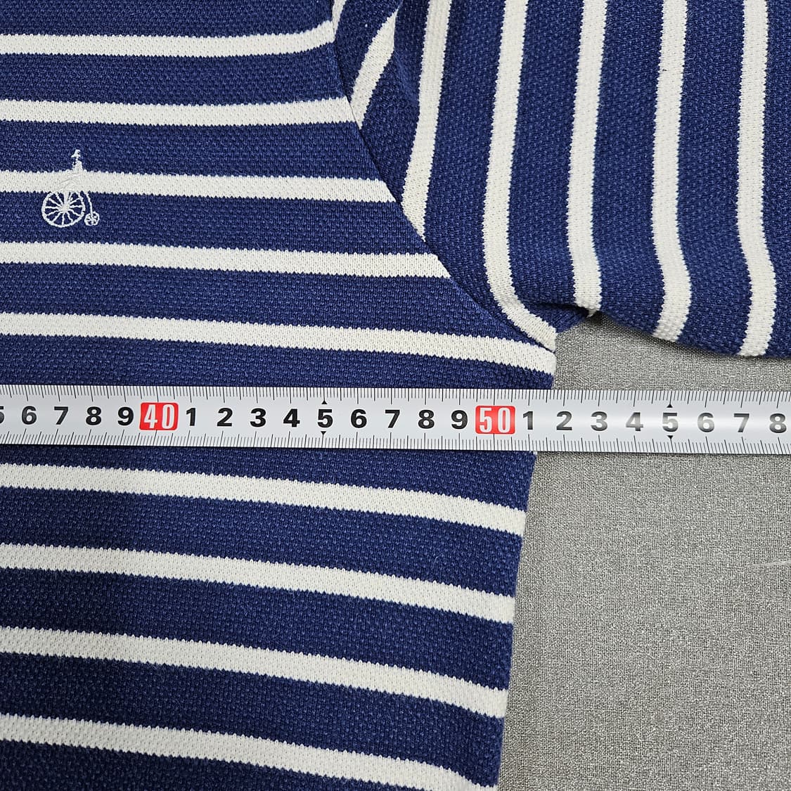 95 빈폴 블루 스트라이프 와플 티셔츠 상품이미지4