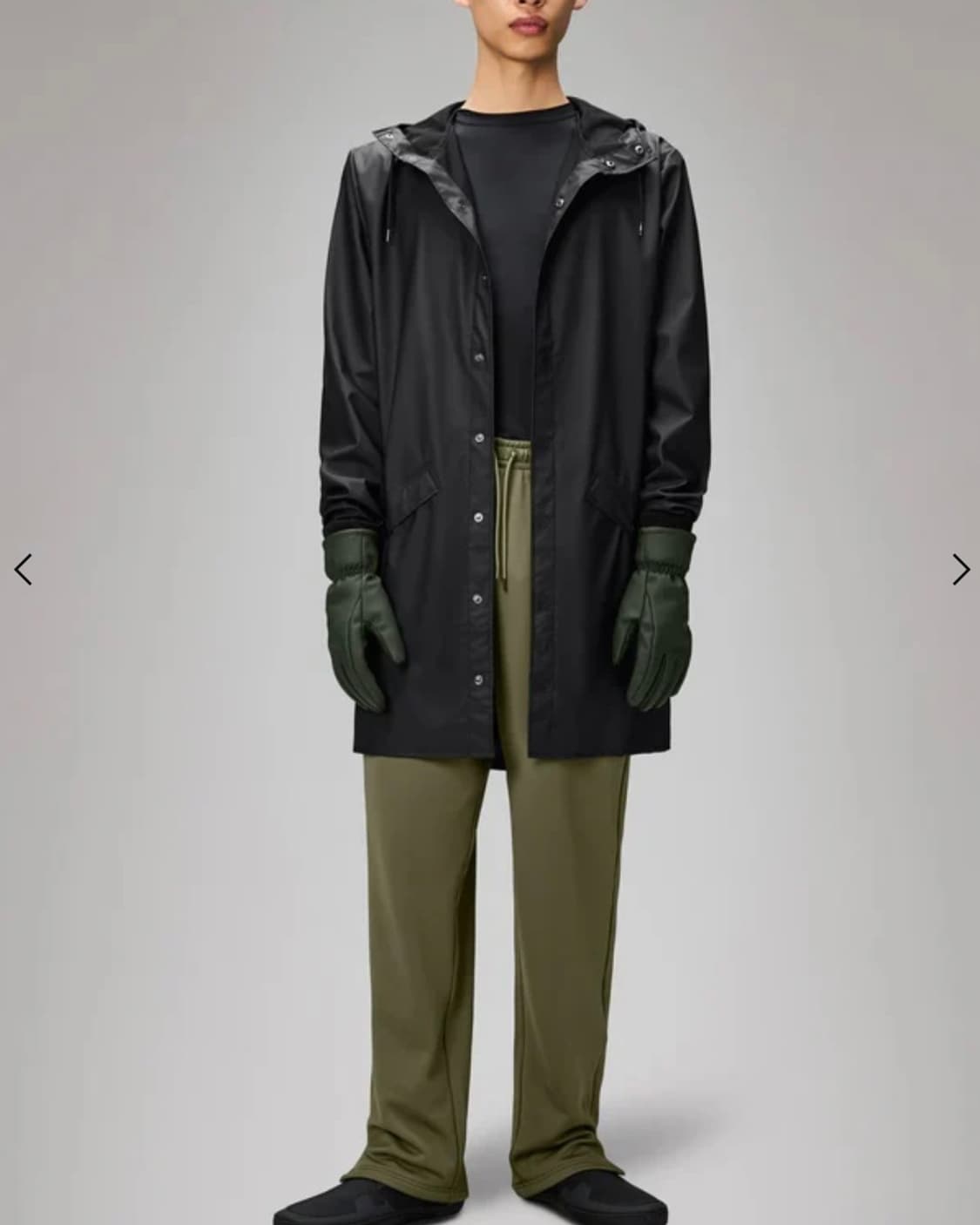 Rains 레인스 블랙 레인코트/머듈 아이엘 룰루레몬 오라리 mer 상품이미지4