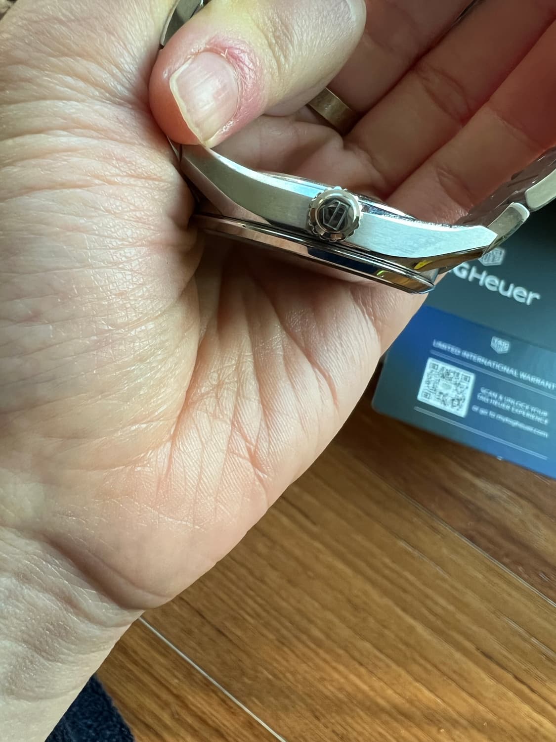 태그호이어 까레라 36mm 오토매틱 블루 청판 wbn2311 풀박 상품이미지6