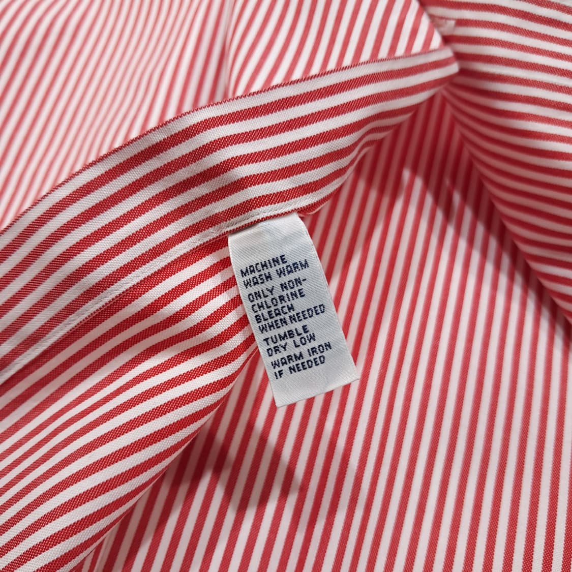 CL576 3XL 폴로 코튼 스트라이프 멀티포니 레드 셔츠 남방 상품이미지5