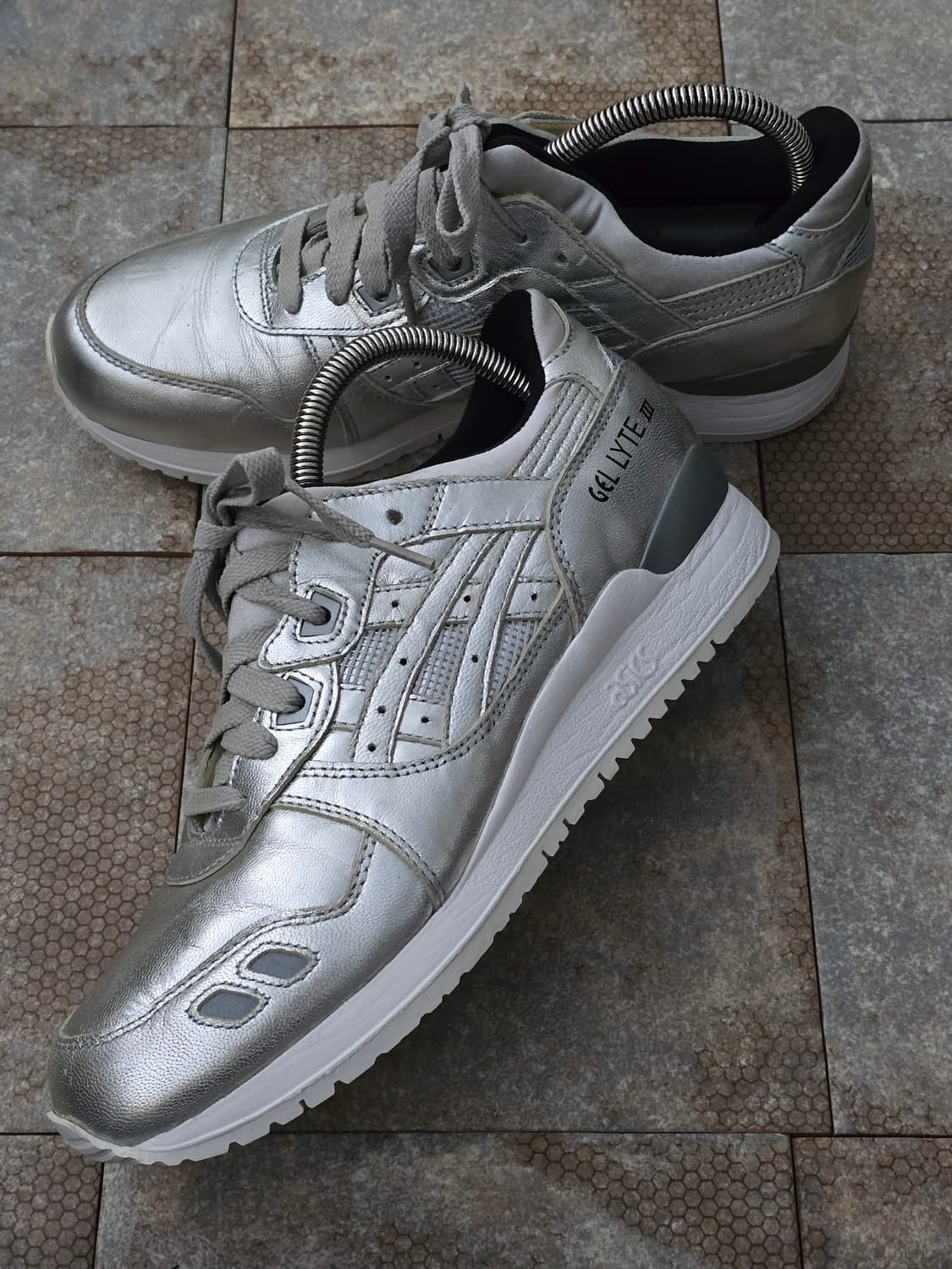 (270)아식스 젤 라이트 3 실버 상품이미지3