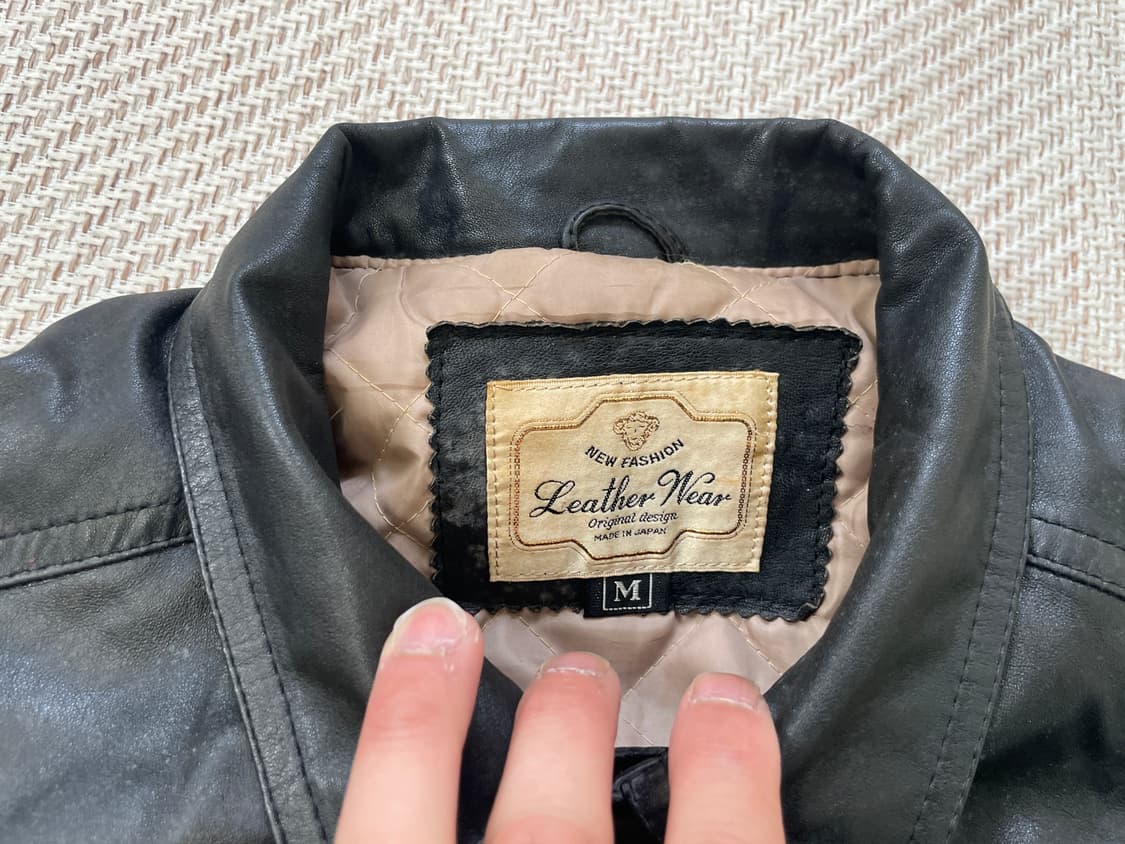 빈티지 A-2 플라이트 레더 봄버자켓  상품이미지5