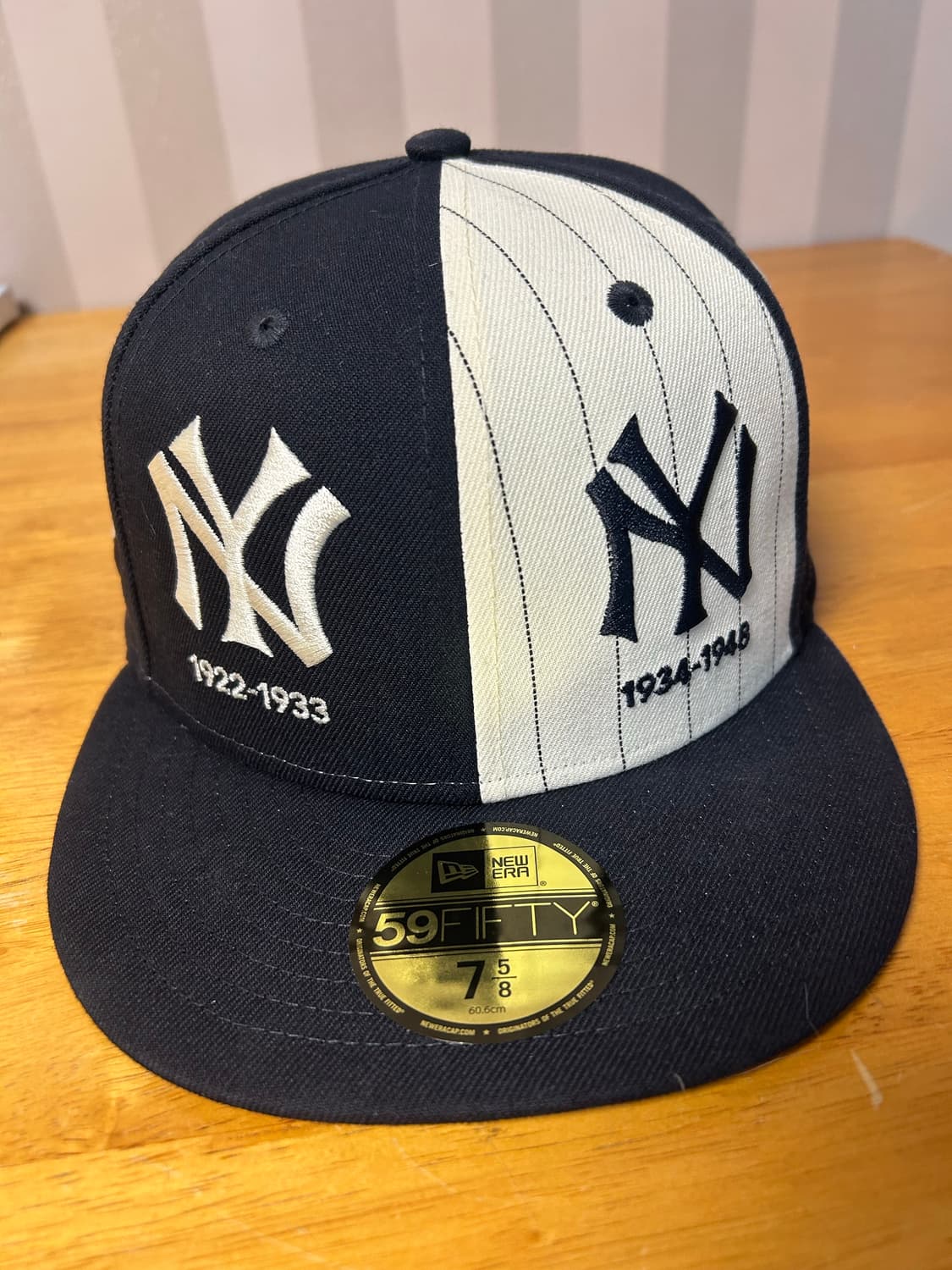 MLB 뉴욕 양키스 타임 라인 피티드캡 네이비 상품이미지3