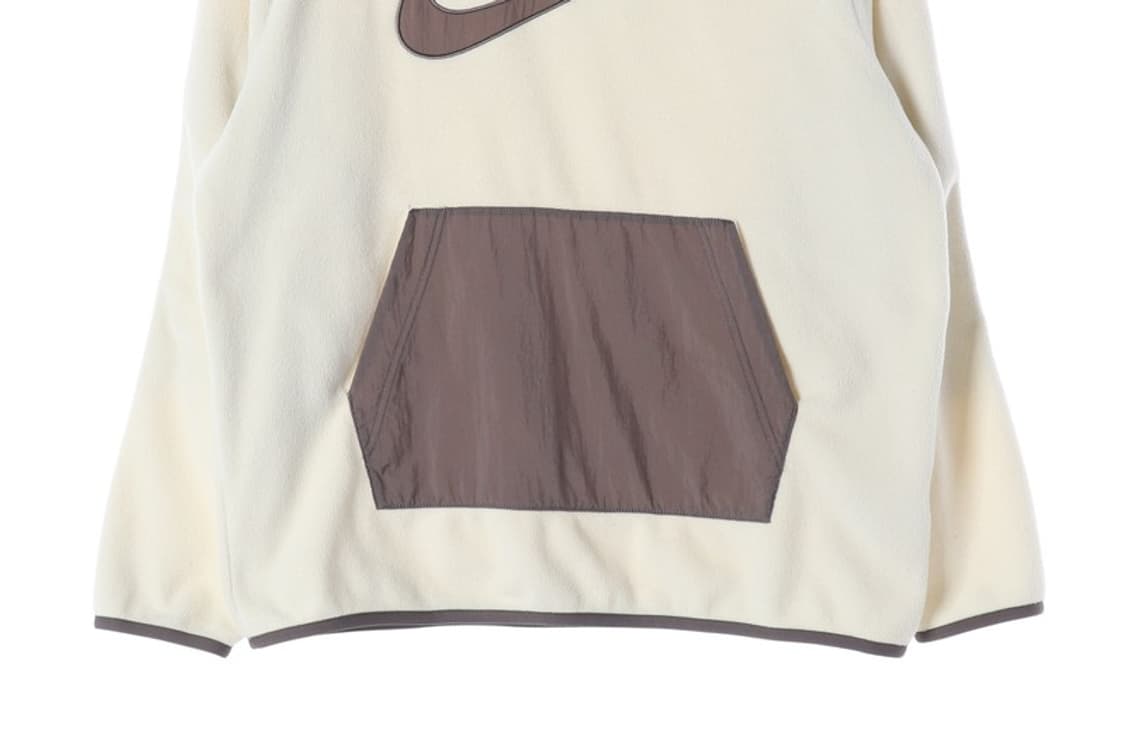 나이키 NSW 빅스우시 배색 플리스 크루넥 아이보리 XL 상품이미지4