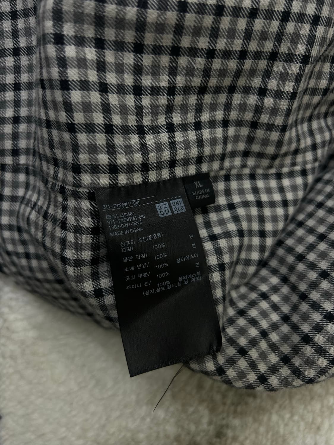 [XL]유니클로 유틸리티 쇼트 블루종/블랙 상품이미지7