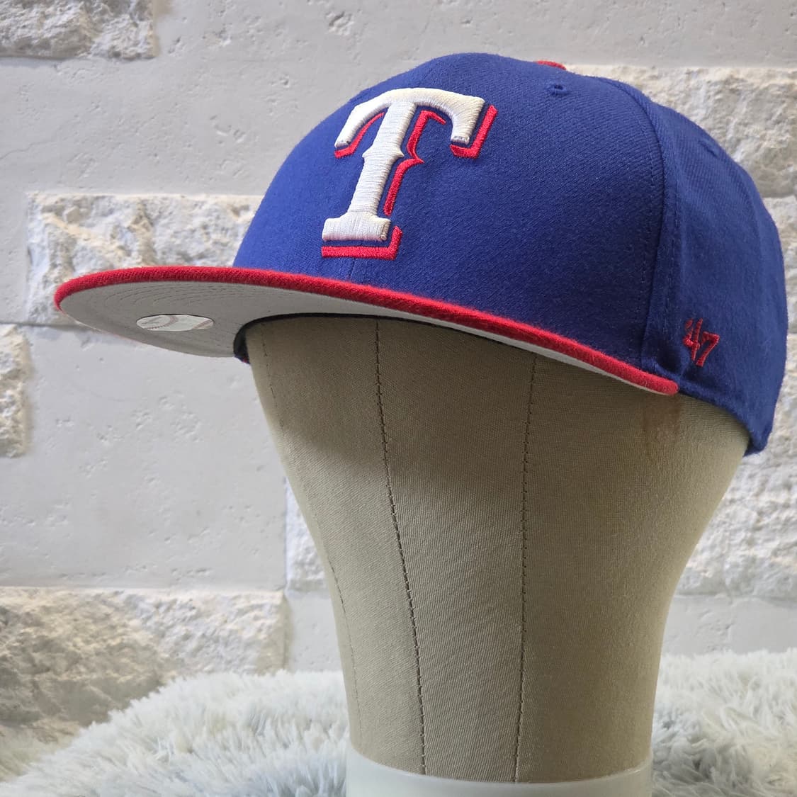 p6-3:47브랜드 텍사스 레인저스 블루 스냅백 (56-60cm) 상품이미지3