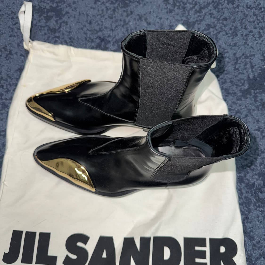 질샌더 jil sander 금색 부츠 35 (225~230) 상품이미지2