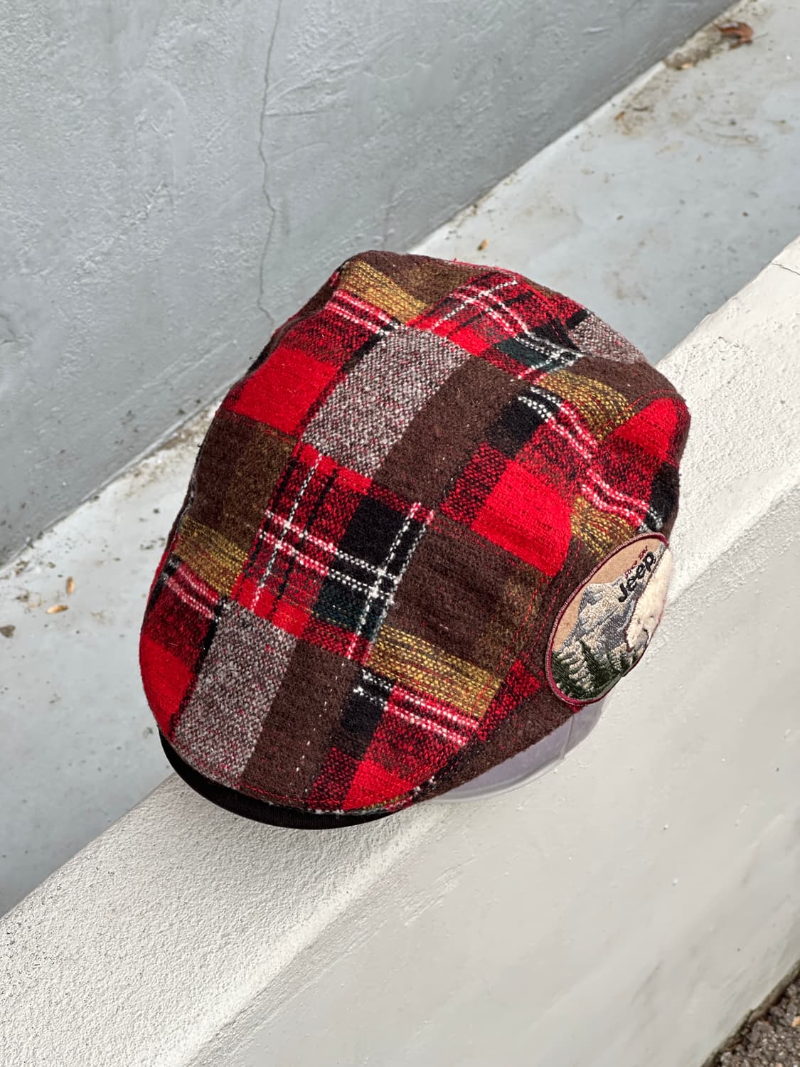 [F] 지프 체크 헌팅캡 모자 상품이미지2