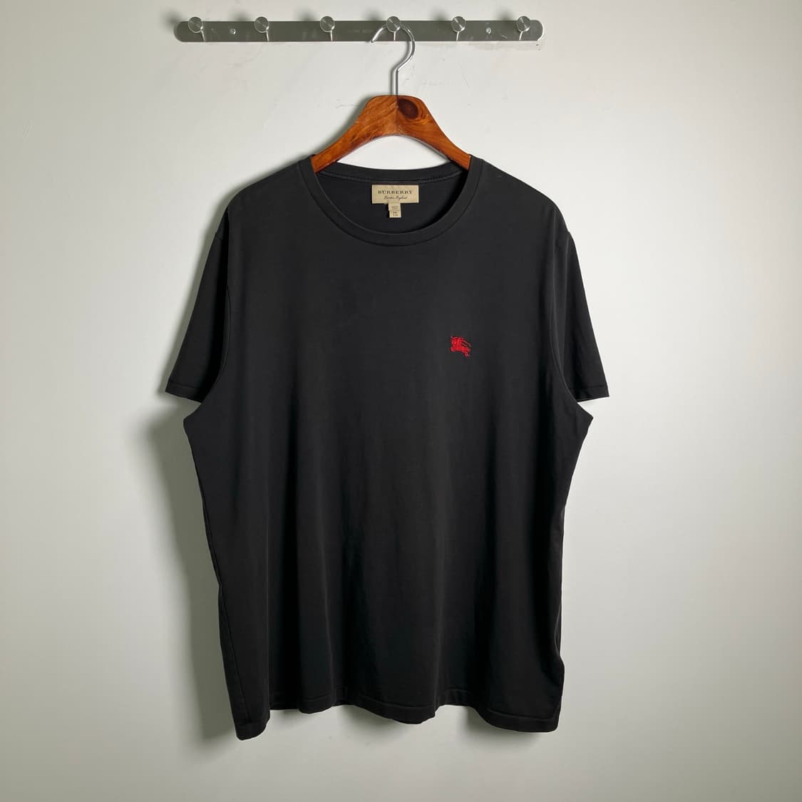 BURBERRY 버버리 로고 블랙 반팔 티셔츠 2XL 상품이미지1