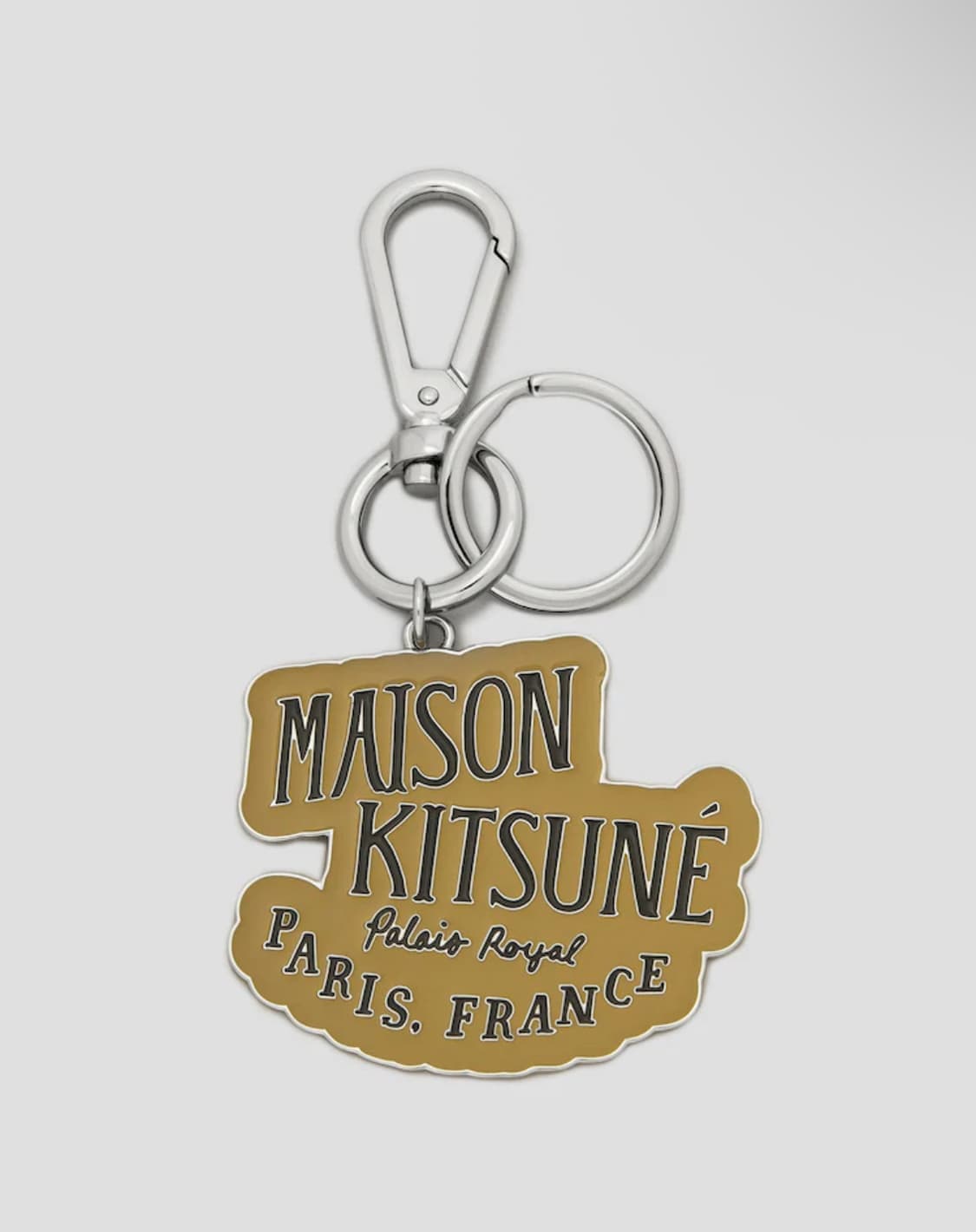 새상품) 메종키츠네 로고 메탈키링 옐로우 상품이미지1