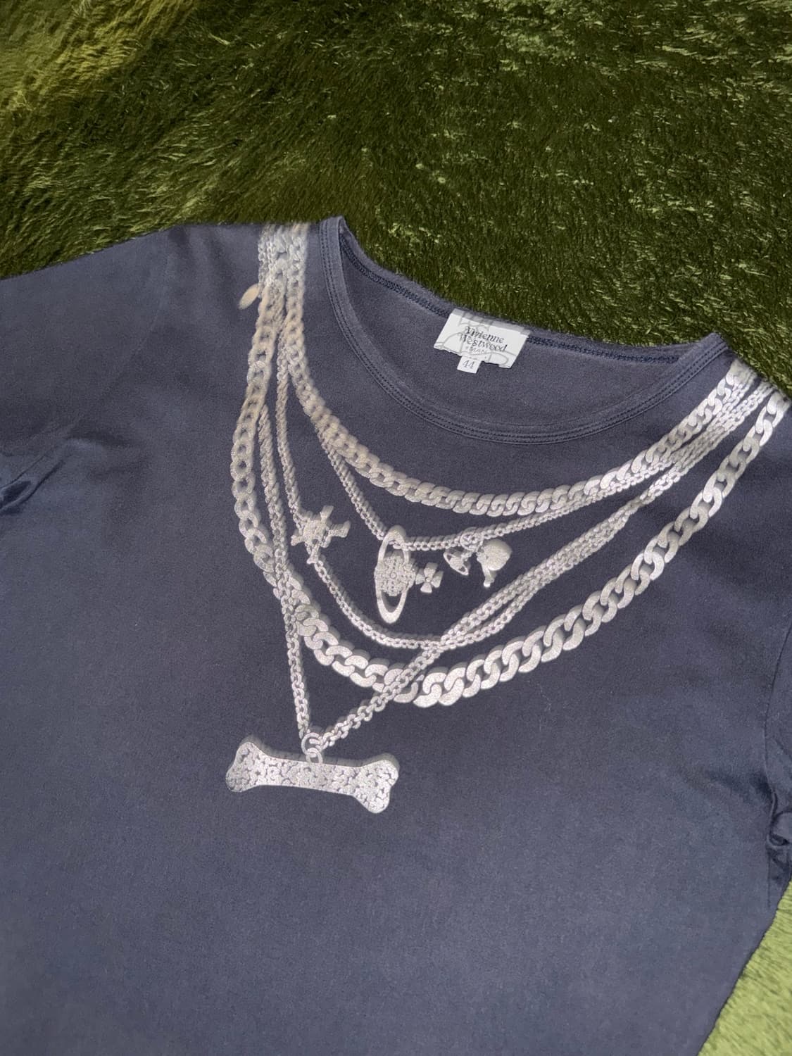 [44] 비비안웨스트우드 맨 Made in Japan 체인 티셔츠 상품이미지2