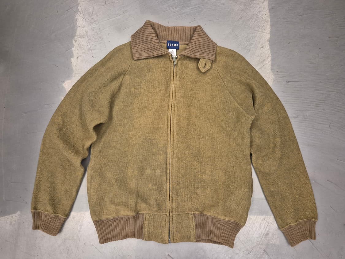 OLD BEAMS 코튼 짚업 자켓 상품이미지1
