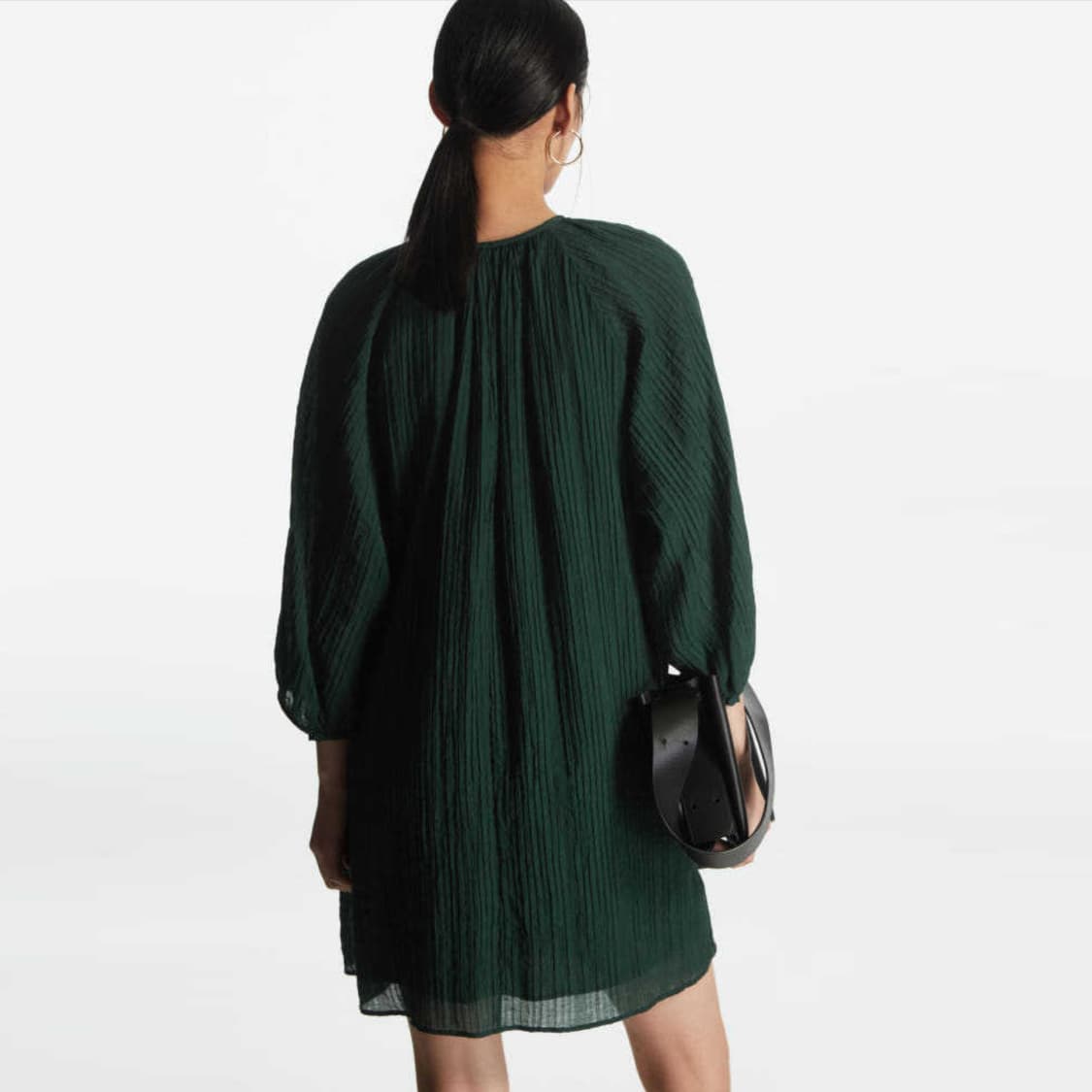 COS 퍼프소매 시어서커 원피스 프리사이즈 상품이미지2