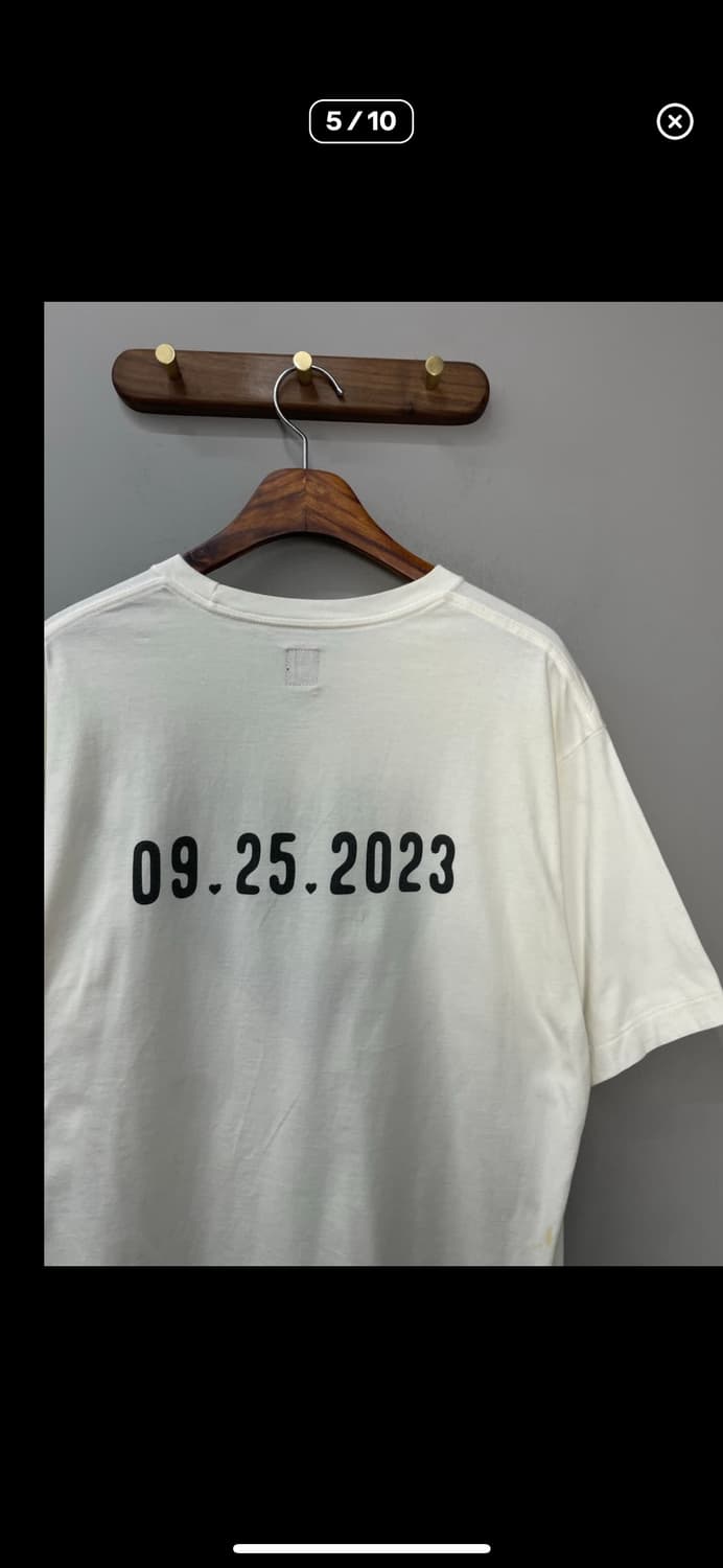 휴먼메이드 블랙 하트로고 반팔 A2392 상품이미지5