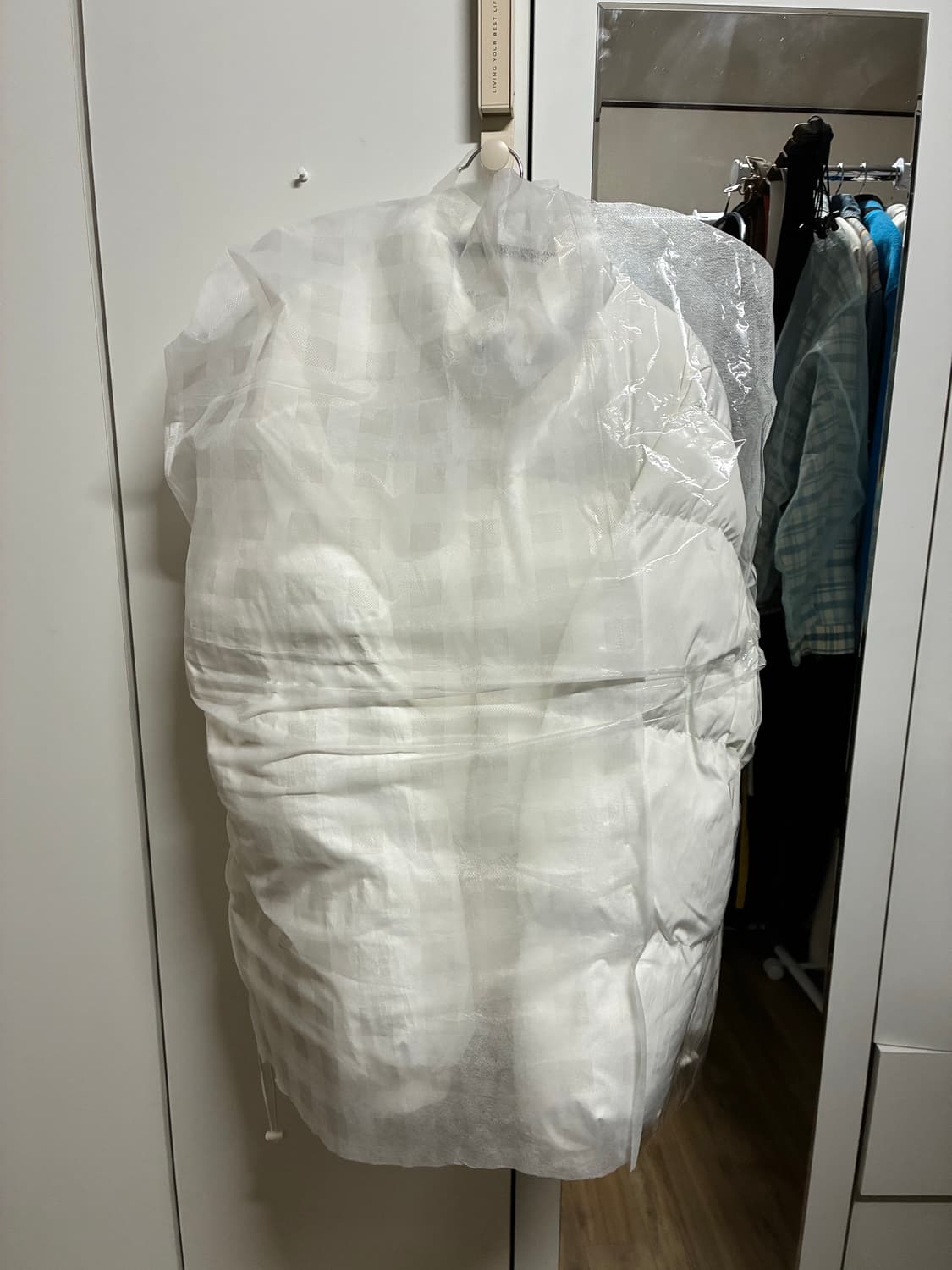 [새상품] 무드인사이드 화이트 패딩 (Free 사이즈) 상품이미지6