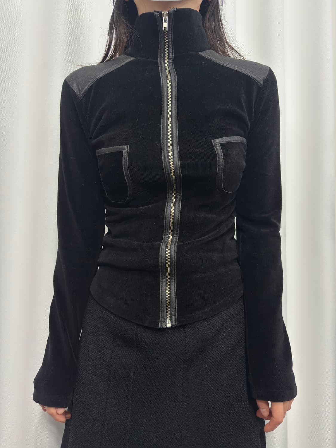 velvet design zipup 상품이미지1