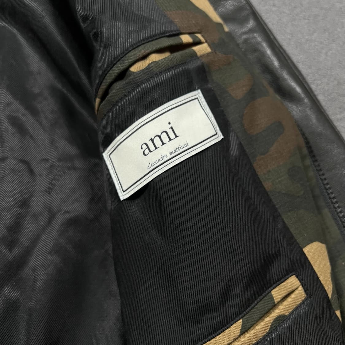 AMI 아미 카모 블루종 봄버 자켓 상품이미지5