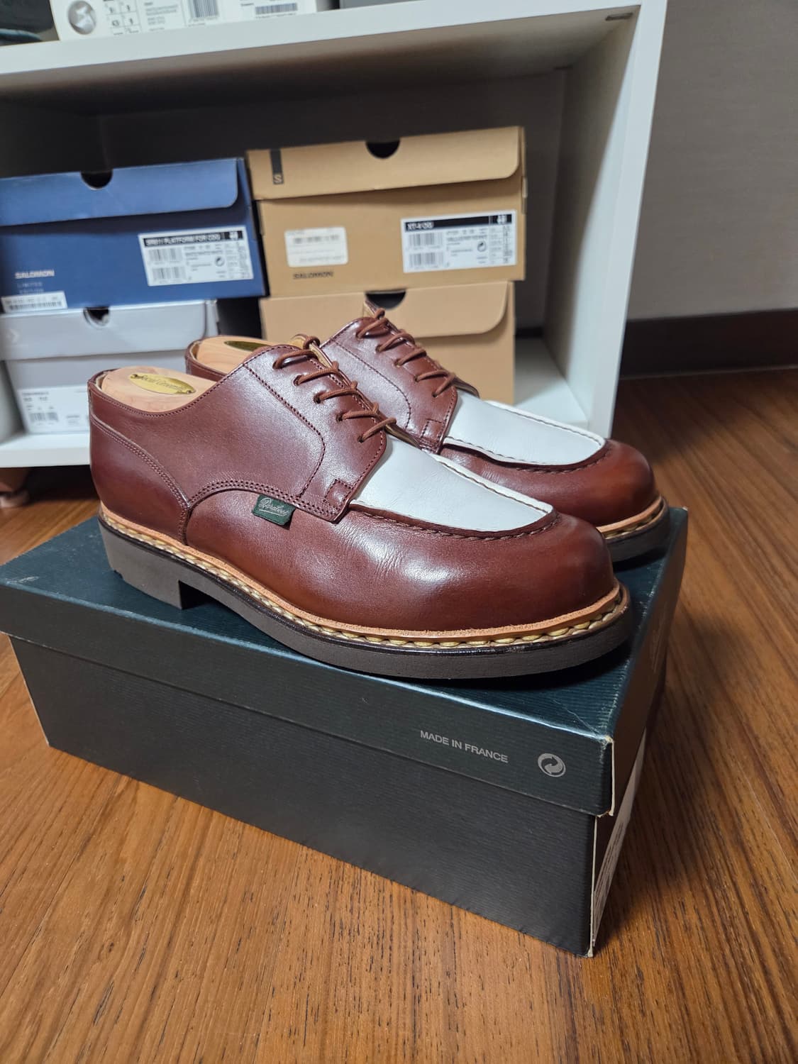 파라부트 샴보드 오크브라운 화이트 투톤  상품이미지2