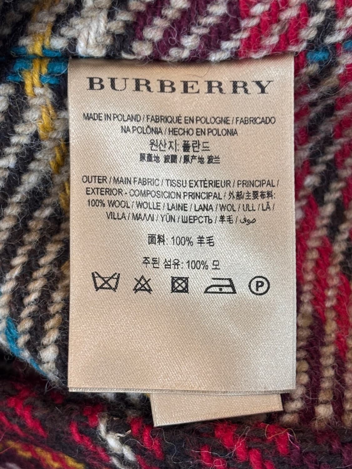 Vintage Burberry Wool Cape Coat 상품이미지8