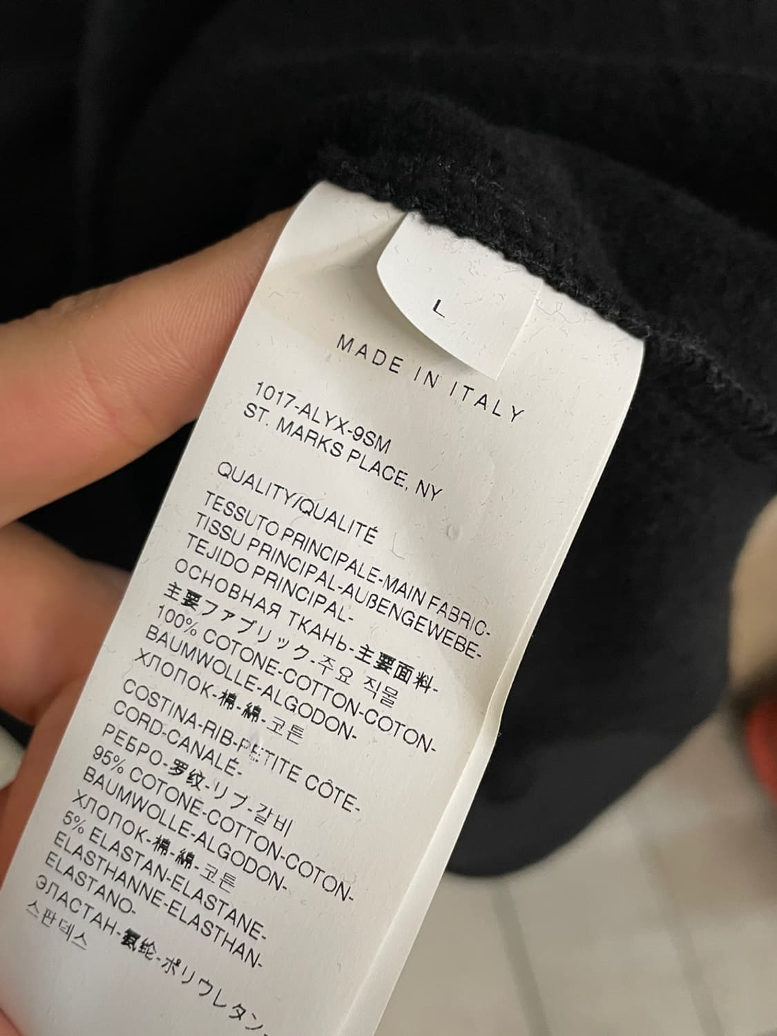 1017 알릭스 9SM 크루넥 맨투맨 상품이미지6