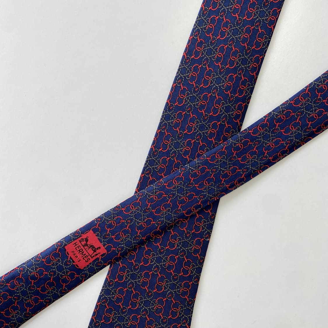 에르메스 명품 정품넥타이(HERMES) 8.3cm 상품이미지6