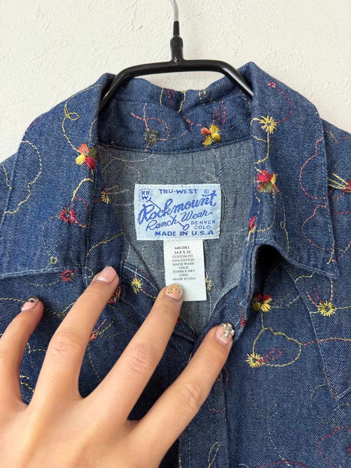 락마운트 랜치웨어 데님 웨스턴 셔츠 (MADE IN USA) 상품이미지4