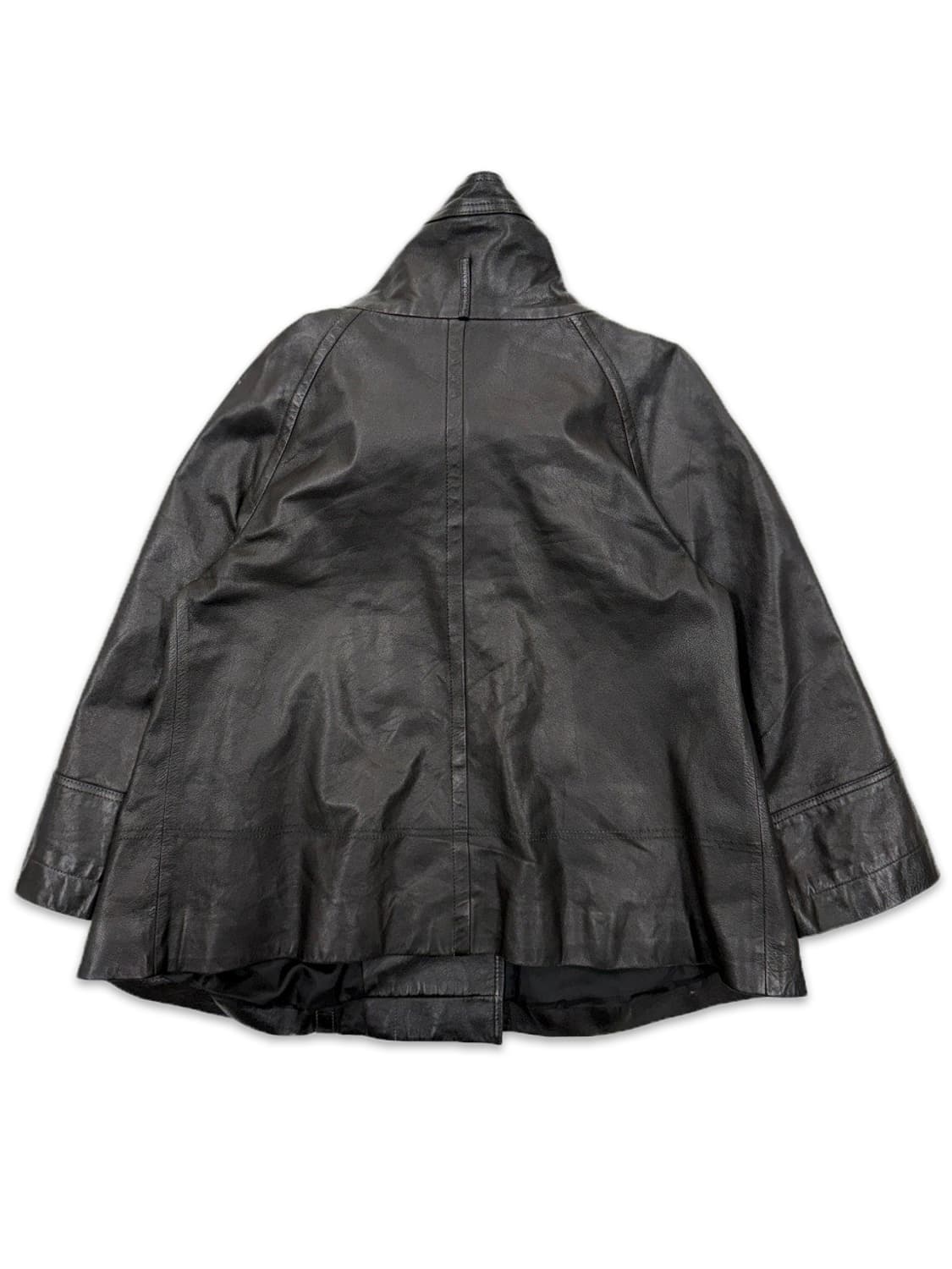 빈티지 MOGG 블랙 가죽 집업 자켓 상품이미지7