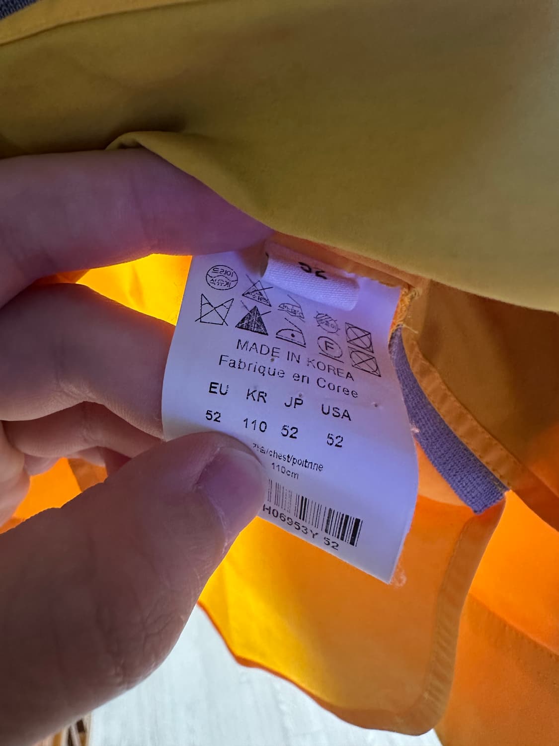 우영미 옐로우 하프짚 오버핏 자켓 52 상품이미지4