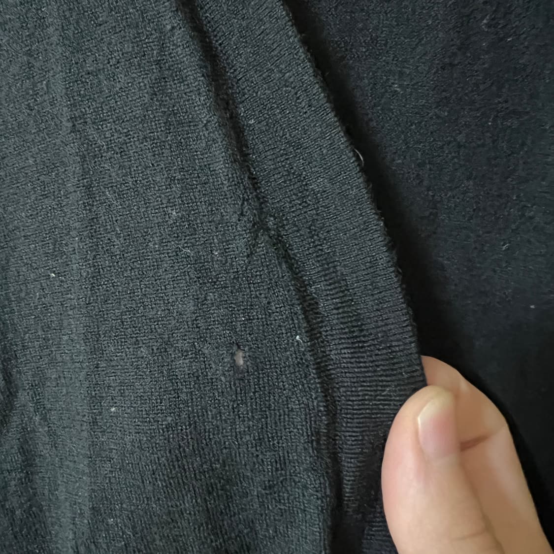 발렌시아가 블랙 니트 울 캐시미어 가디건 36 상품이미지5