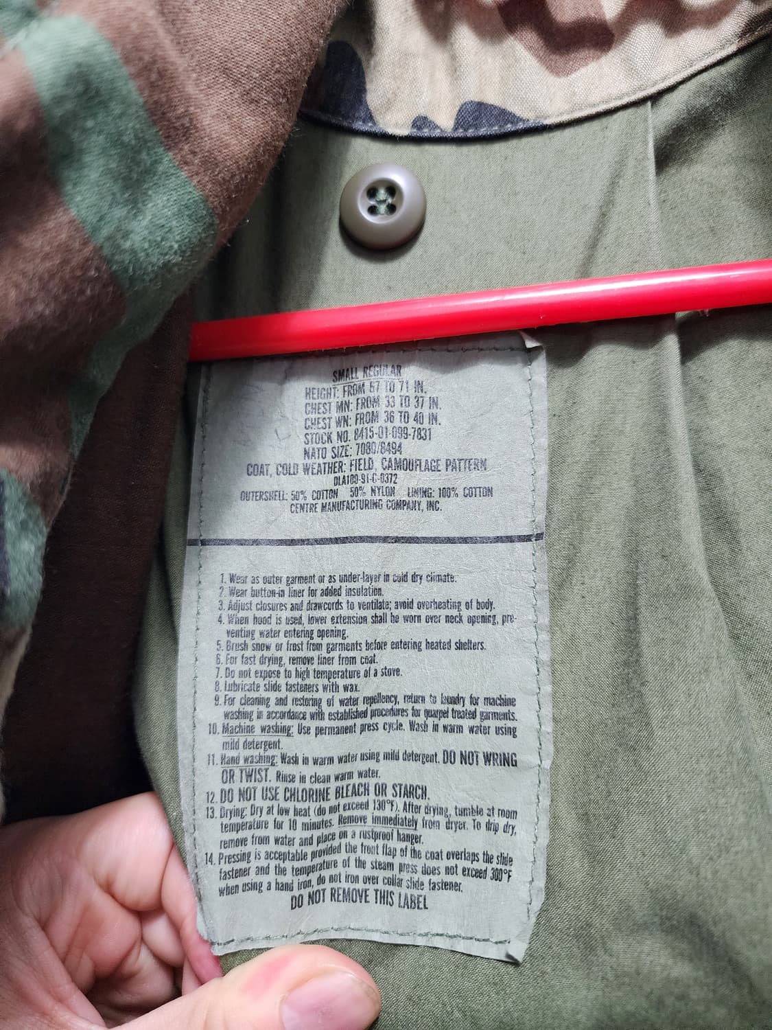 미군 밀리터리 M65 필드자켓  상품이미지6