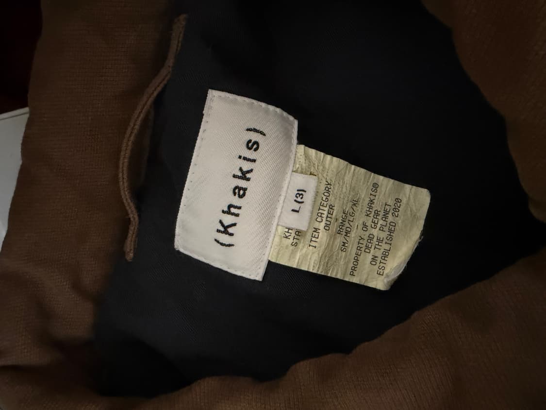 카키스 스테이션 자켓 브라운 L 상품이미지4