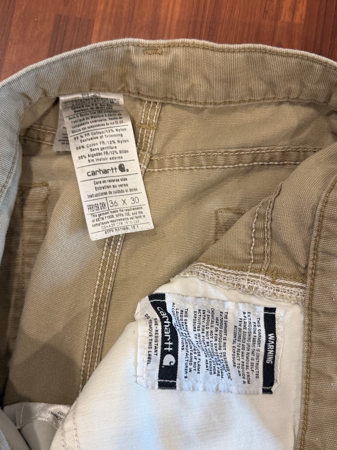 Carhartt 칼하트 FR 워크 팬츠 (35inch) 상품이미지10