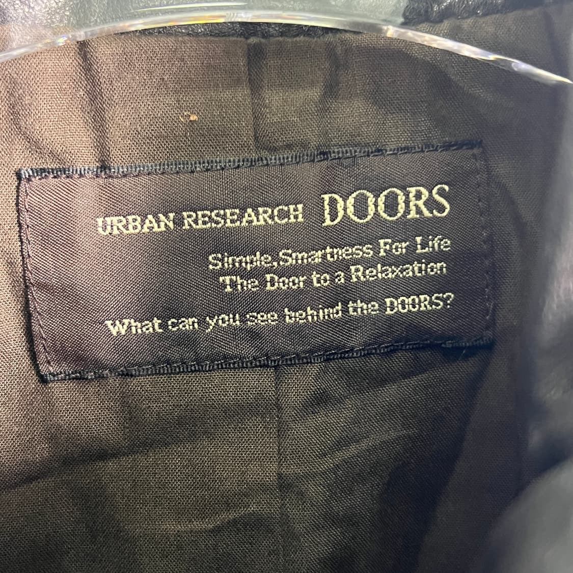 어반리서치 싱글 양가죽 자켓 40 상품이미지3