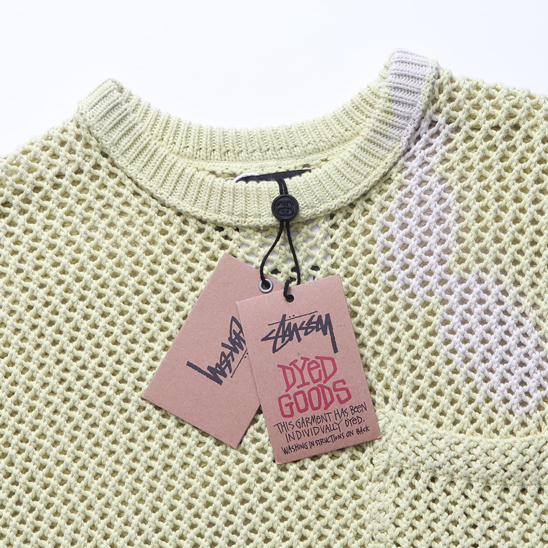 스투시 STUSSY Over Dyed Mesh Crew 상품이미지7