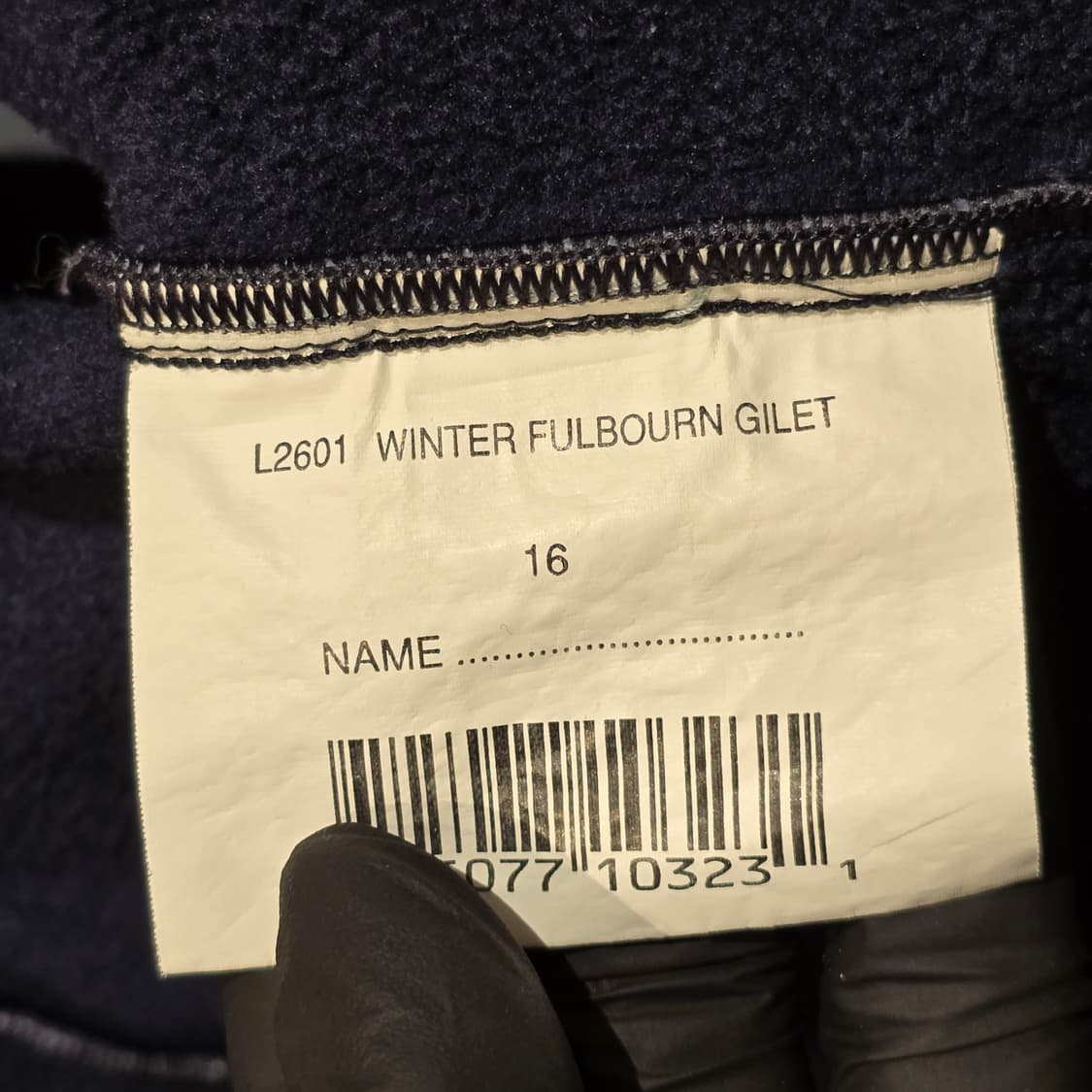 Barbour 윈터 풀본  스카이블루 퀼팅 베스트 상품이미지8