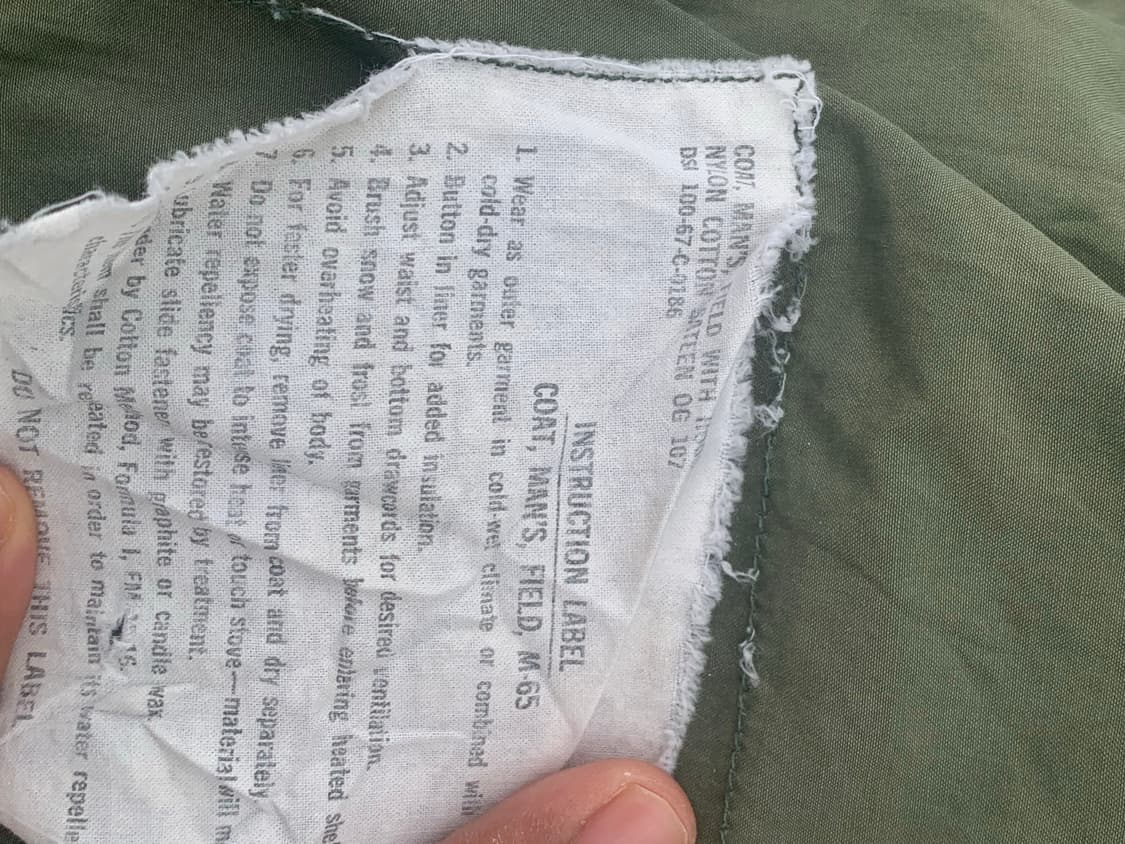 [105] 60s m-65 필드 재킷 2세대 상품이미지5