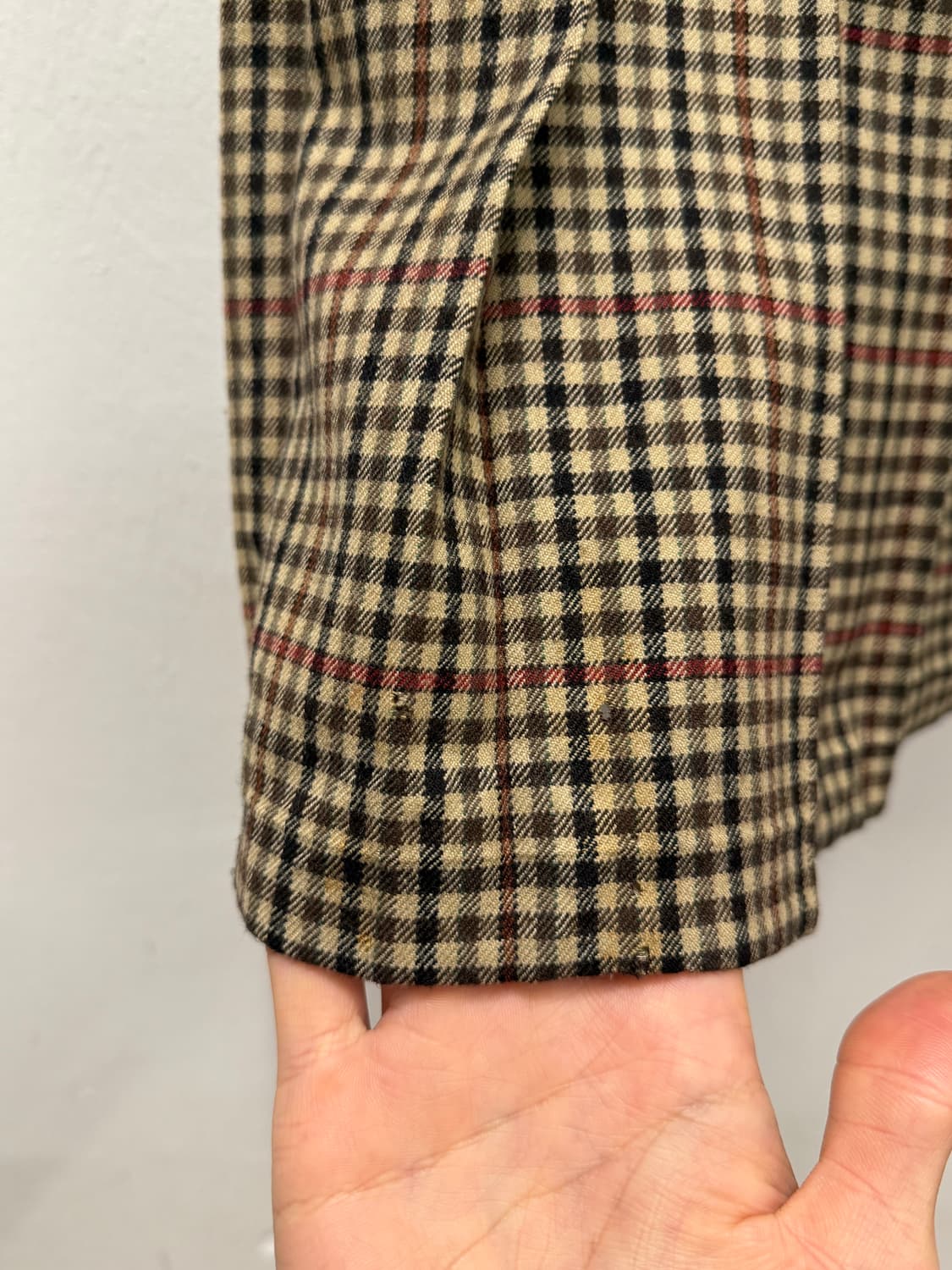 23) J.Press Wool Pleated Check Skirt 상품이미지6