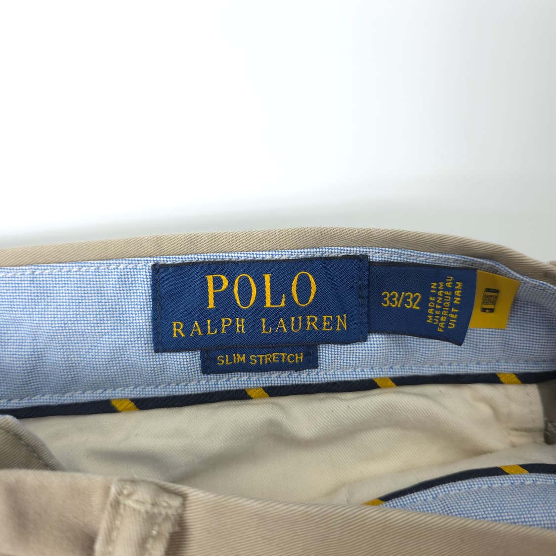 폴로 랄프로렌 슬림 스트레치 치노팬츠 베이지 (33) 상품이미지4