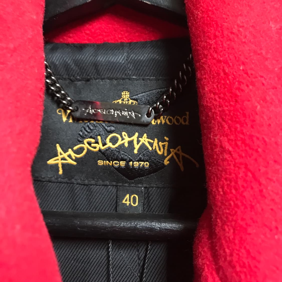 비비안웨스트우드 레드 코트 40(W) 상품이미지5