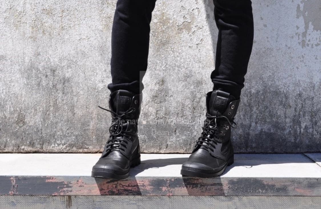 닐 바렛 x 팔라디움 콜라보 NB BAGGY BLACK 가죽 부츠 260 상품이미지3