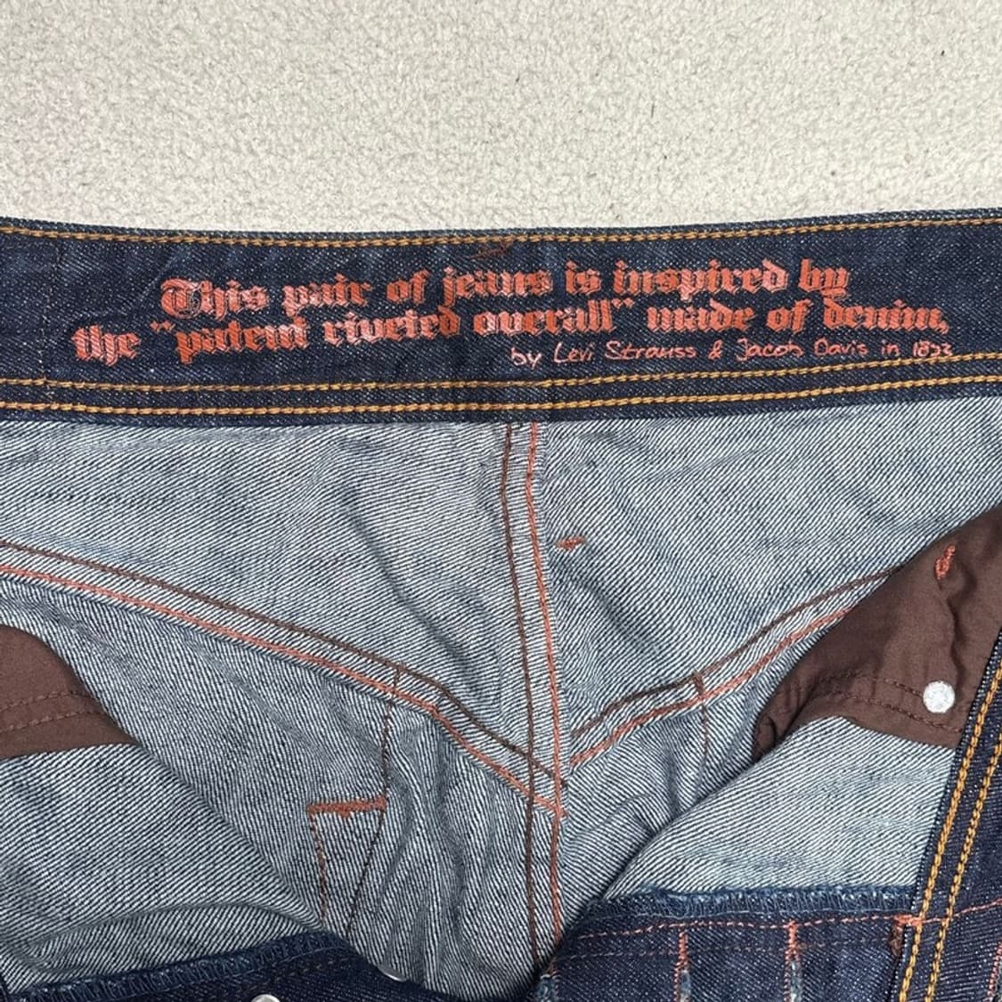 LEVI STRAUSS & CO 데님팬츠 버튼 플라이 상품이미지4