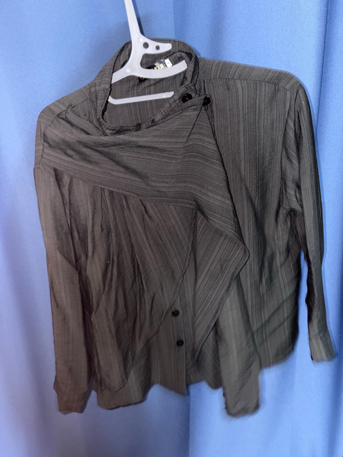 잔야 스카프 레이어드 셔츠 상품이미지2