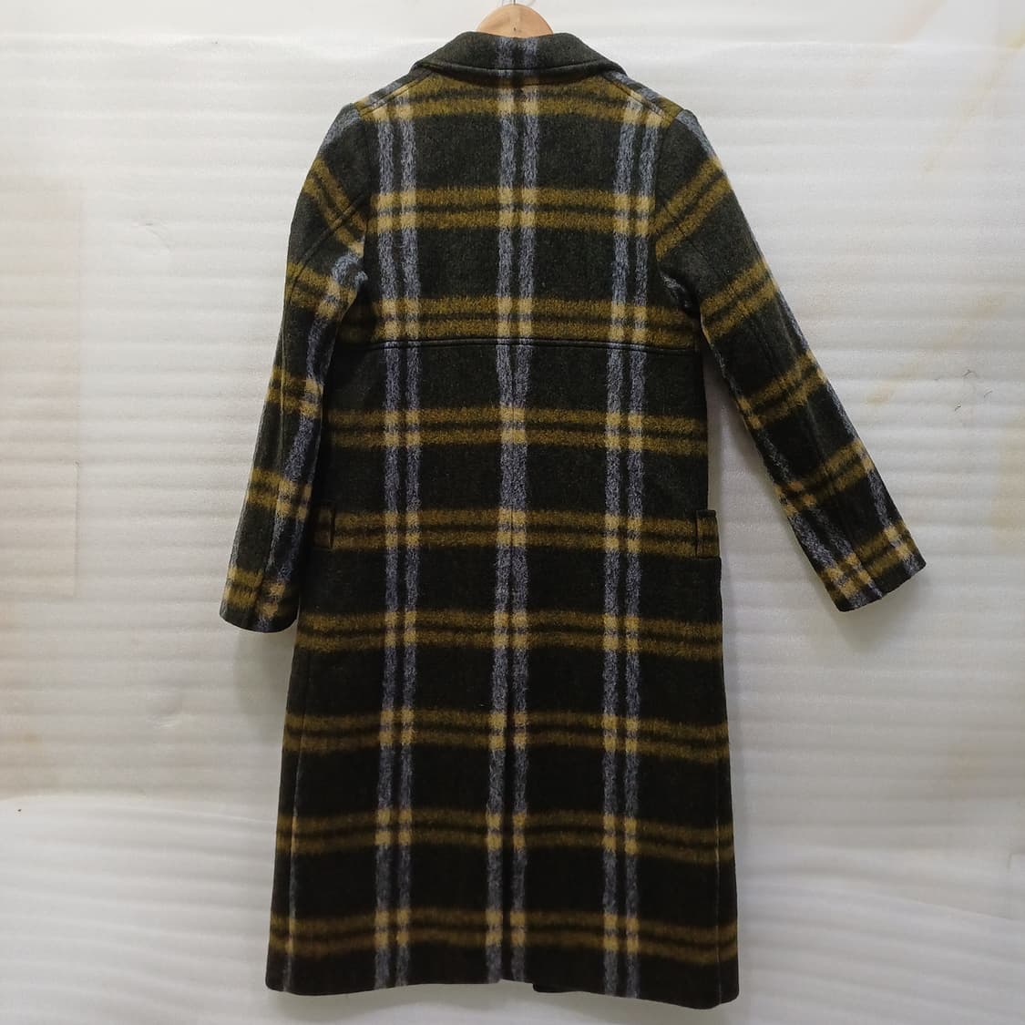 올세인츠 울 체크 롱 코트 여성 S 겨울 모직 사랑봉봉 상품이미지4