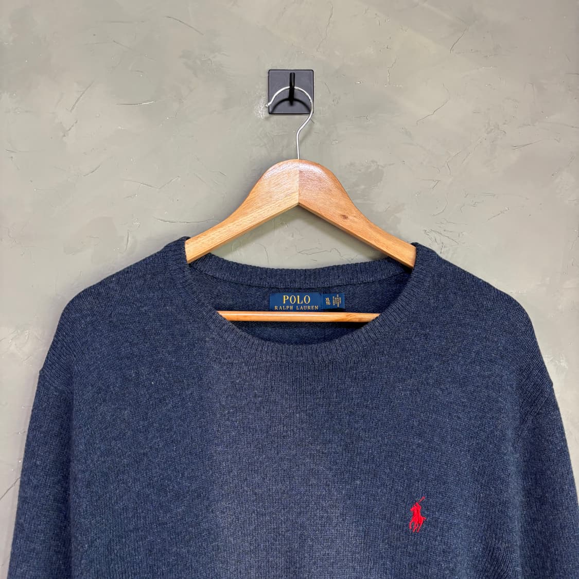 폴로 랄프로렌 램스울 니트 네이비 블루 상품이미지2