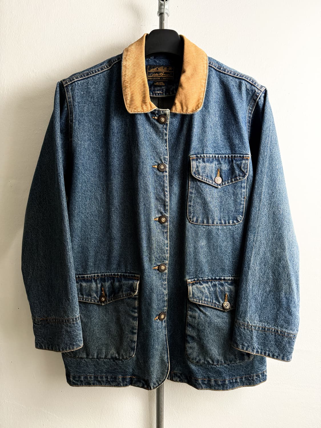 Eddie Bauer Corduroy Collar Denim Jacket 상품이미지1
