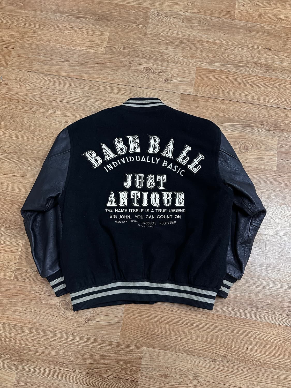 (100)빅존 베이스볼 소가죽 바시티 자켓 상품이미지7