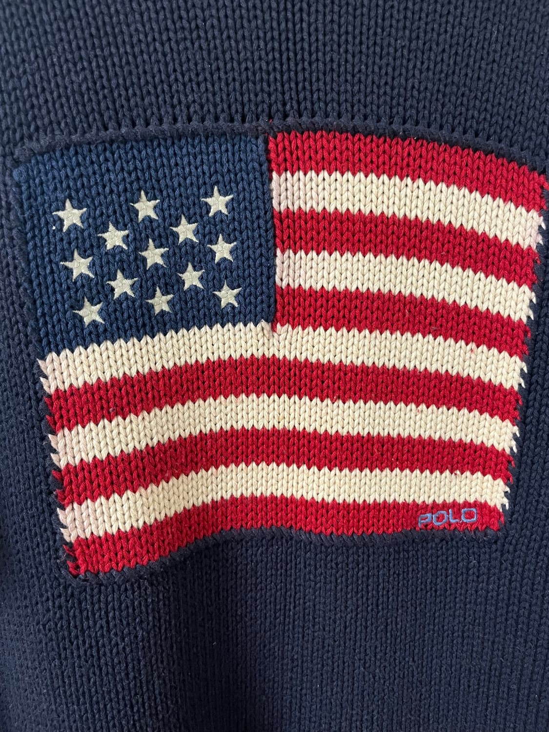폴로 랄프로렌 /성조기 니트 네이비 / S 상품이미지2