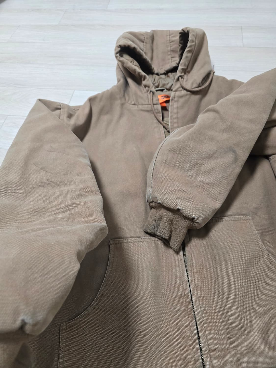 코너스톤 CornerStone 덕 캔버스 후디 액티브 자켓 XL 상품이미지2