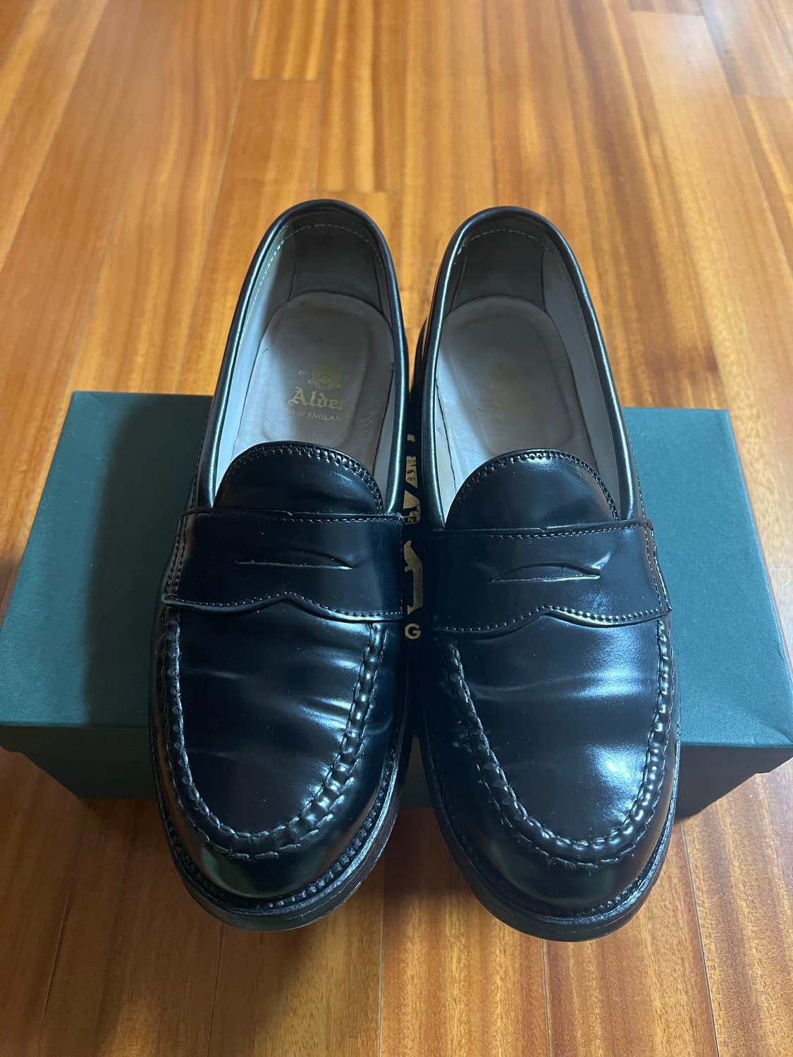 7.5D) 알든 코도반 블랙 로퍼 987 상품이미지2